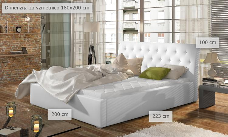 dimenzije boxsprings postelje .Mila