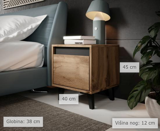 dimenzije nočna omarica .Teva