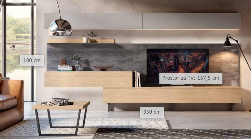 dimenzije dnevni regal Kamon