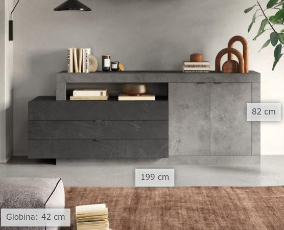 dimenzije komoda Marisa
