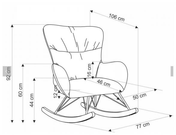 dimenzije počivalnik Zuzaj