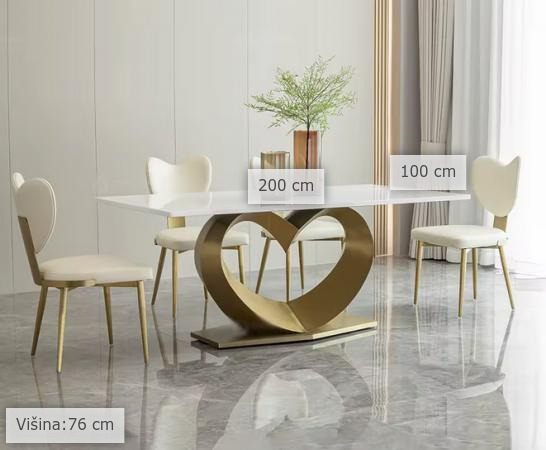 dimenzije jedilna miza Aliva