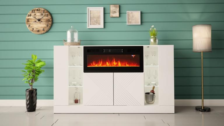 Komoda .ABANA s kaminom